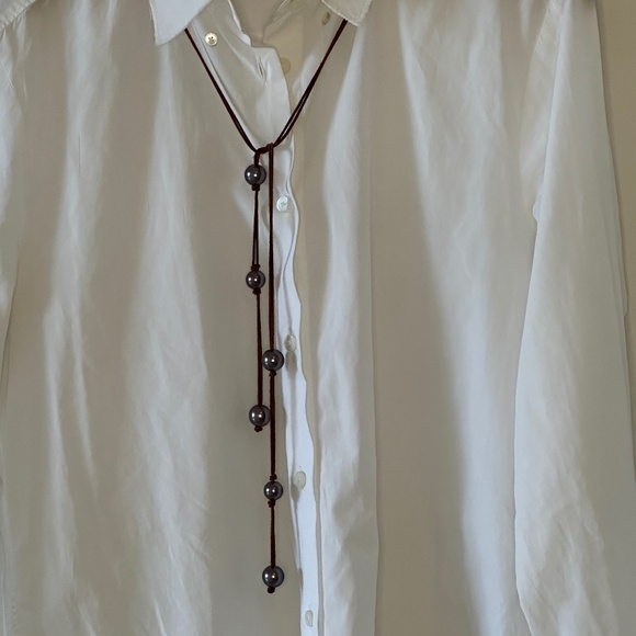 Leather string necklace - Picture 1 of 2